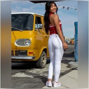 Wrangler White Skinny Pants